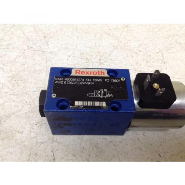 Rexroth Dutch Korea Bosch R900561274 Hydraulic Valve 24 VDC 4WE 6 D62/EG24N9K4 (TSC) #2 image