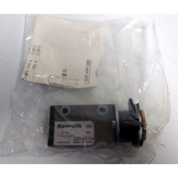 NEW India USA Rexroth 3/2 manually operated Panel Mount Valve 0820402024 , P max-10bar #1 image