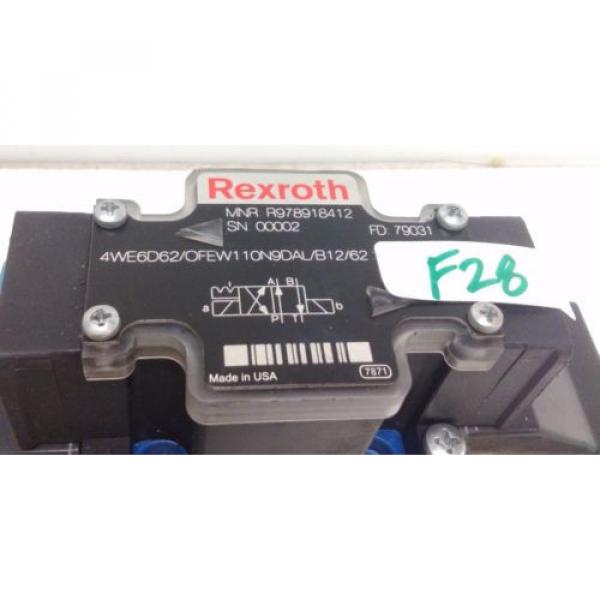 REXROTH Canada Dutch PILOT VALVE 4WE6D62/OFEW110N9DAL/B12/62 #2 image