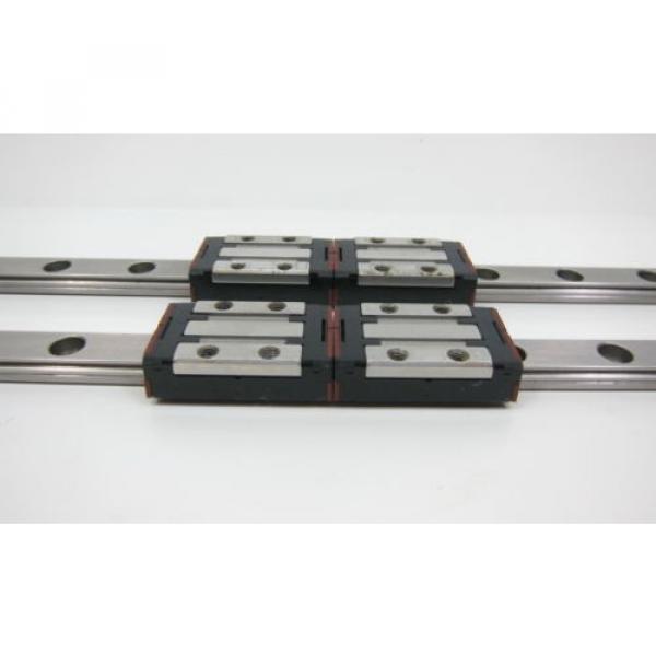 Pair China Japan of Rexroth 7210 Dual Block RO44281301 + 330mm Slide Rail #4 image