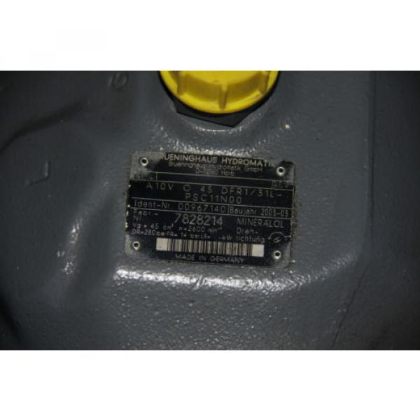 Axialkolbenpumpe, Korea Greece Verstellpumpe AV10VO45DFR1/31L Bosch Rexroth R91067140 #2 image