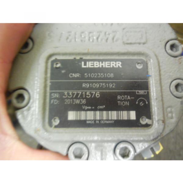 NEW Germany USA LIEBHERR REXROTH HYDRAULIC MOTOR R910975192 # 510235108 #3 image