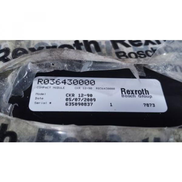 BOSCH Egypt Singapore REXROTH CKR 12-90  R036430000 COMPACT MODULE CKR LINEAR ACTUATOR #3 image