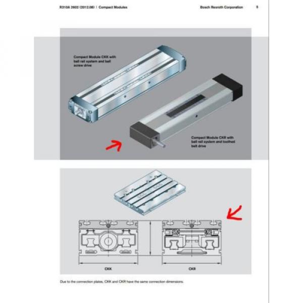 BOSCH Egypt Singapore REXROTH CKR 12-90  R036430000 COMPACT MODULE CKR LINEAR ACTUATOR #5 image