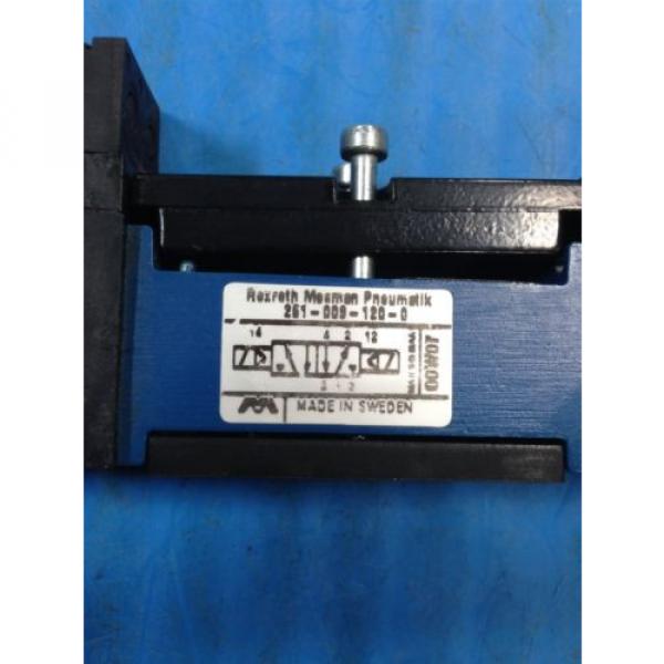 REXROTH Dutch Singapore MECMAN PNEUMATIK 261-009-120-0 PNEUMATIC VALVE 24VDC (U4) #2 image