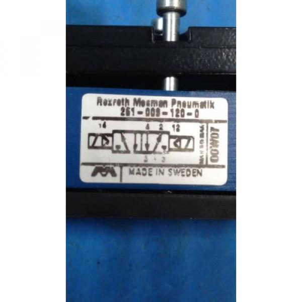 REXROTH Dutch Singapore MECMAN PNEUMATIK 261-009-120-0 PNEUMATIC VALVE 24VDC (U4) #3 image