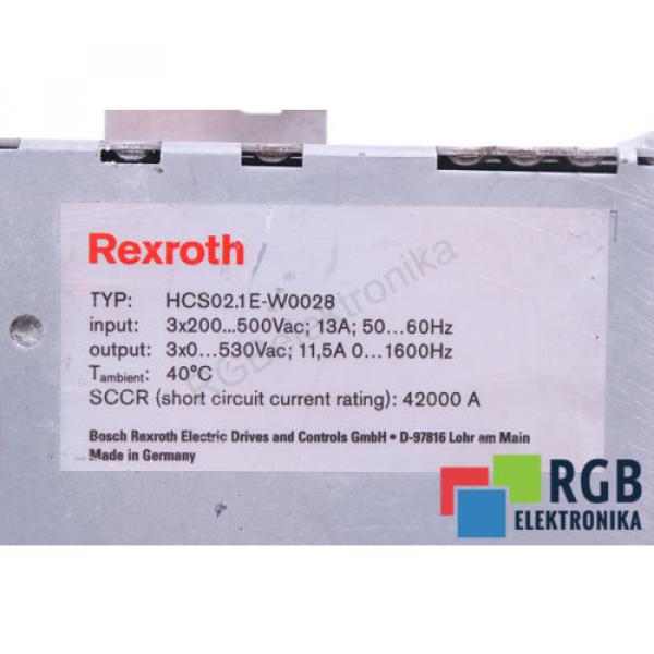 HCS02.1E-W0028-A-03-NNNN Korea Australia CSB01.1C-PB-ENS-EN2-NN-S-NN-FW REXROTH ID36182 #6 image