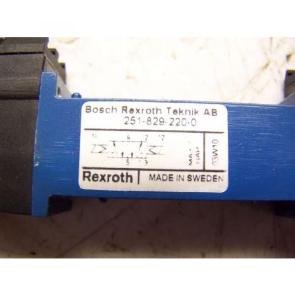 NEW USA Canada BOSCH REXROTH 251-829-220-0 MECMAN PNEUMATIK 04938 348 00 42-02 24V=1.2W #3 image