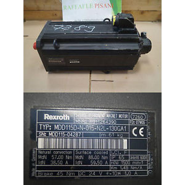 REXROTH Canada Greece INDRAMAT MDD115D-N-015-N2L-130GA1 #1 image