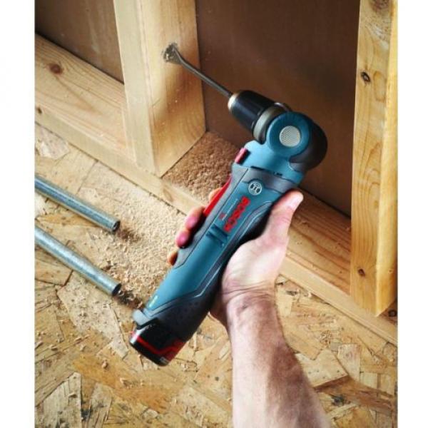 Bosch Li-Ion Right Angle Drill/Driver Cordless Power Tool Kit 3/8in 12V Keyless #2 image