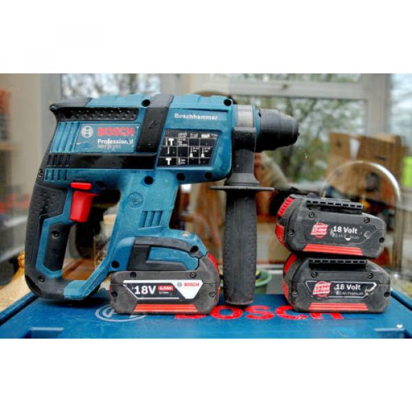 ❤ Bosch® GBH 18V-EC Professional 18V *4.0Ah SDS+ Brushless Hammer Drill 3xBatts #2 image