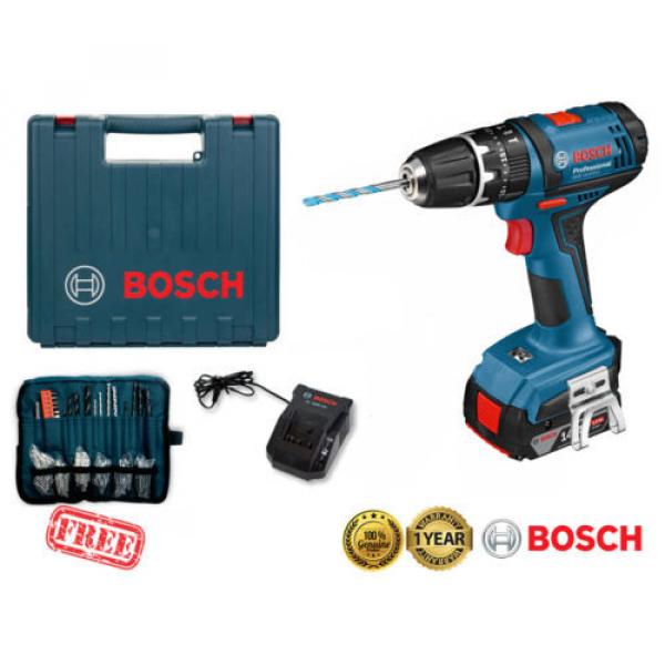 BOSCH GSB 14.4-2-LI 14.4V 2Ah Li-Ion Cordless Hammer Drill Driver Carrying Case #1 image