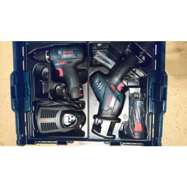 Bosch Professional GSR Akkuschrauber+GSA Säbelsäge+GLI Taschenlampe 10,8V-LI NEU #2 image