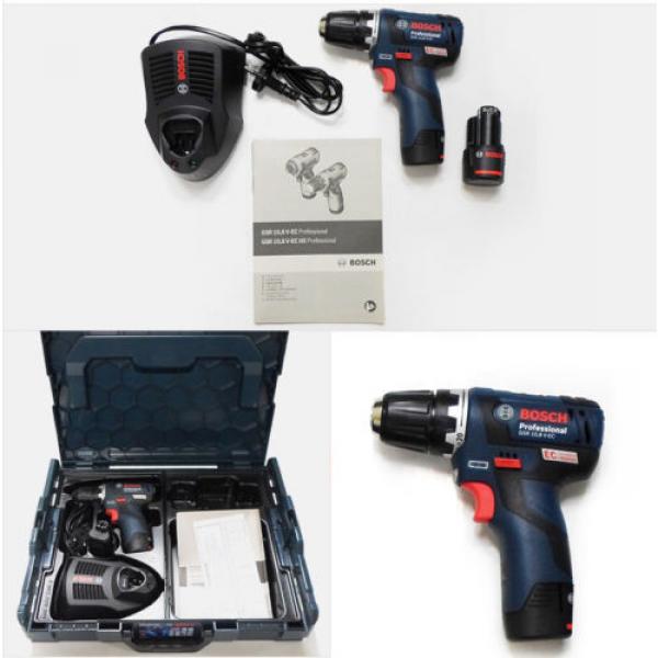 Bosch GSR10.8V-EC Professional 10.8V 2.0Ah Cordless Drill Drive Full Set #1 image