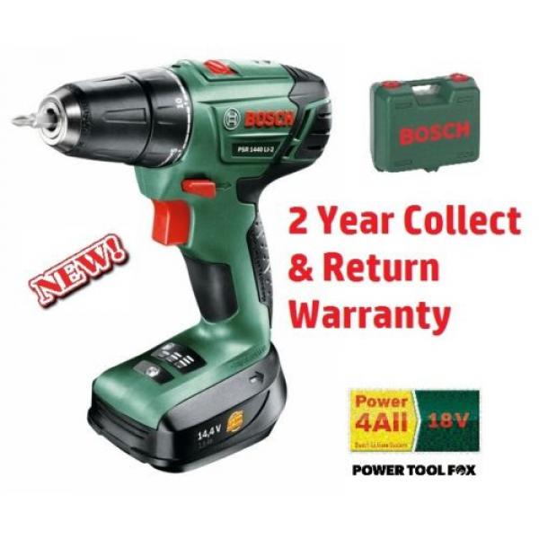 Bosch PSR 1440 Li 2 Lithium-ION CORDLESS DRILL DRIVER 06039A3070 3165140761529 #1 image