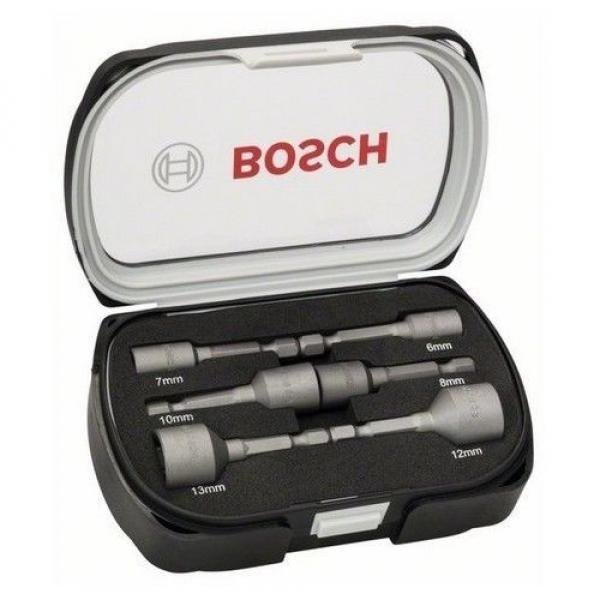 SET LLAVES VASO BOSCH 2608551079 NUTSETTER TUBO METRICO 6 PIEZAS MAGNETICAS #2 image