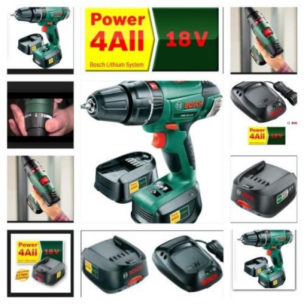 new - Bosch PSB 1800 Li-2 CORDLESS COMBI DRILL 06039A3371 3165140761710 #3 image