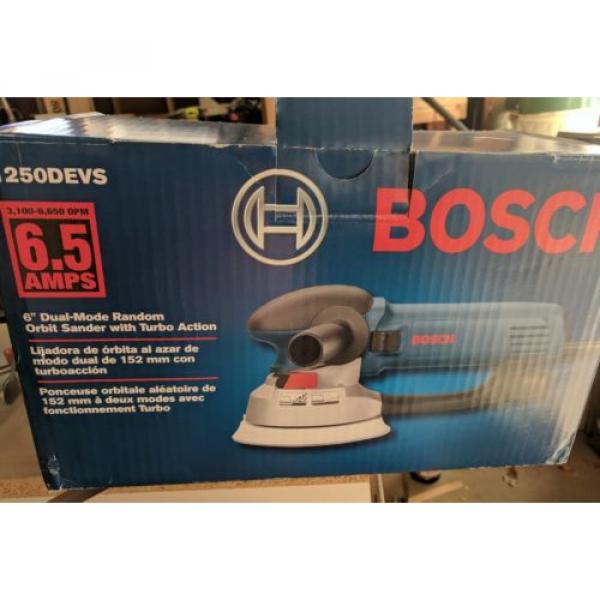 Bosch 1250DEVS 6&#034; 6.5 Amp Dual-Mode Variable Speed Random Orbit Sander/Polisher #1 image