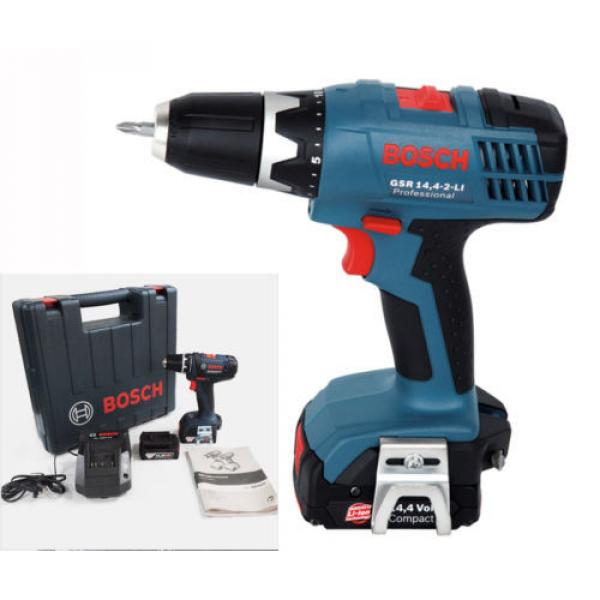 Bosch GSR 14.4-2-LI 2.0Ah Professional Cordless Drill Driver Full Set #1 image