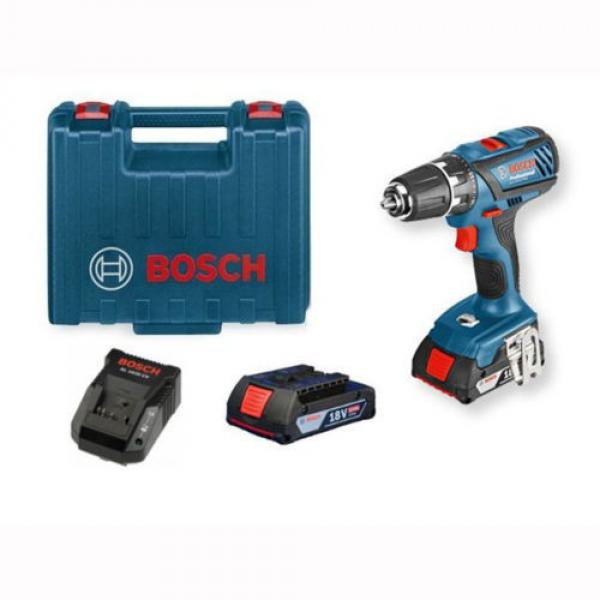 BOSCH GSR18-2-LI Plus Cordless Dril Driver 18V 2.0Ah Full Set #1 image