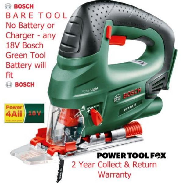 Bosch PST18 Li BARE TOOL Lithium ION Cordless Jigsaw 0603011002 3165140577175 * #1 image