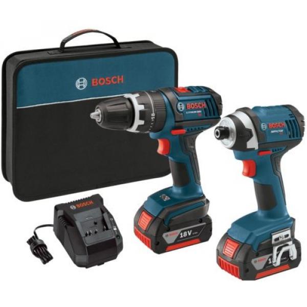 Bosch 18-Volt Lithium Ion (Li-ion) Cordless Combo Kit with Soft Case #1 image