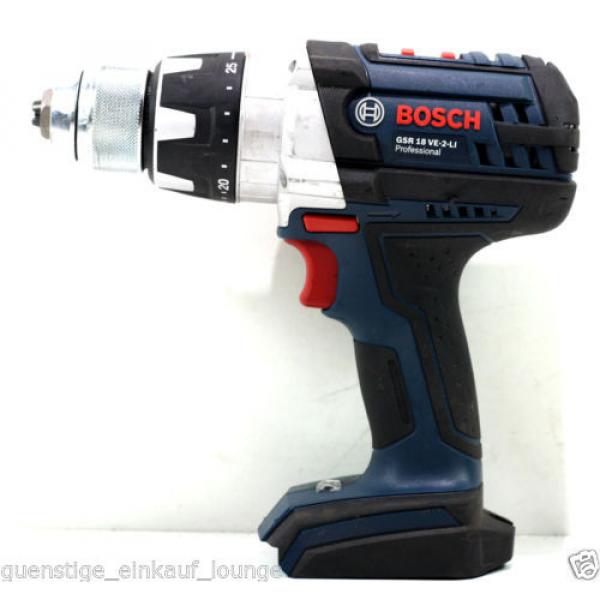 BOSCH batería Taladradora -taladro GSR 18 VE-2-Li 18 Voltios - Atornillador #1 image