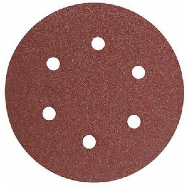 BOSCH SR6R242 6&#034; 240 Grit 6 Hole Hook-And-Loop Sanding Discs (25pk) #1 image