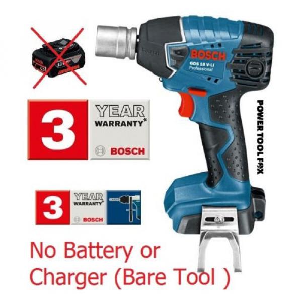 Bosch GDS 18 -Li Cordless Impact WRENCH (Bare Tool) 06019A1S01 3165140508322 #1 image