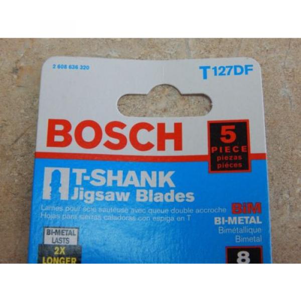 BOSCH 4&#034; Aluminum Cutting T-Shank Jigsaw Blade, 8 TPI, 5-Piece #2 image