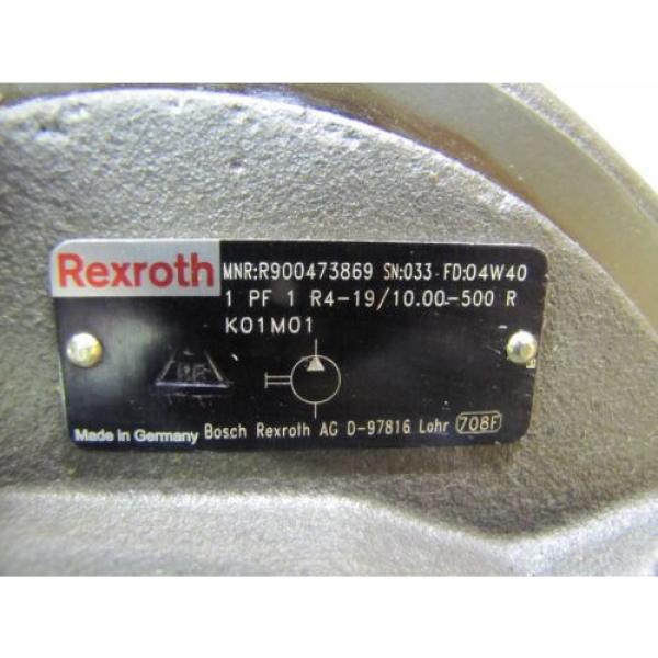 MANNESMANN Korea Dutch REXROTH 1PF2G331/026RN07MHL 1PF1R4-19/10.00-500R HYDRAULIC PUMP #3 image