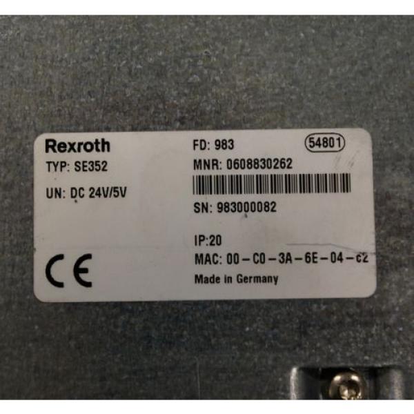 Rexroth Greece Canada SE352, 0608830262 Control Unit #2 image