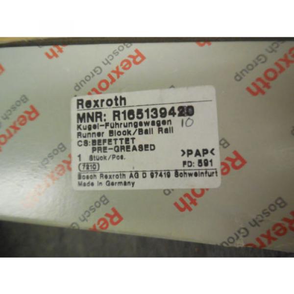 NEW USA India REXROTH LINEAR BEARING # R165139410 #2 image