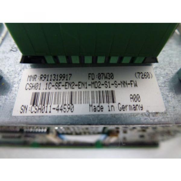 Rexroth India Canada SERCOS MNR R911319917, CSH01.1C-SE-EN2-EN1-MD2-S1-S-NN-FW free delivery #2 image