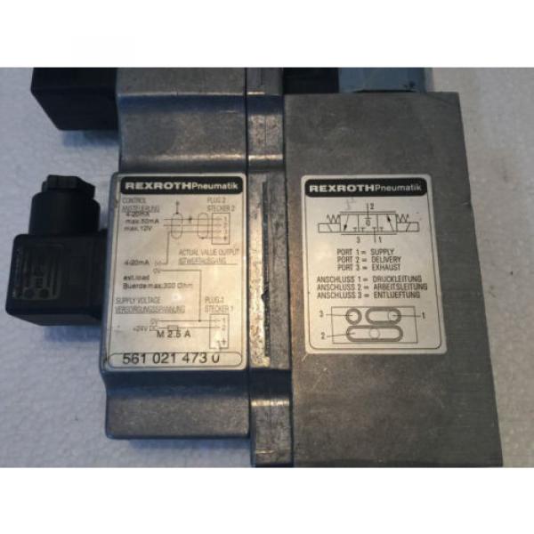 REXROTH India Mexico 561-021-473-0 PNEUMATIC CONTROL VALVE #2 image