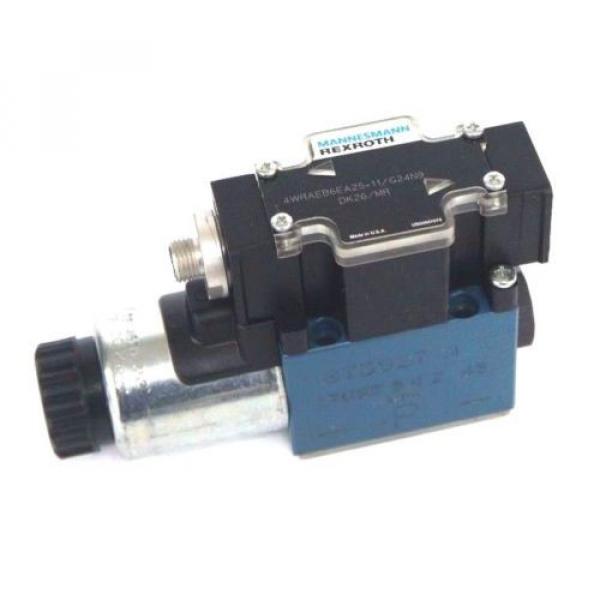 NEW Egypt USA MANNESMANN REXROTH 4WRAEB6EA25-11/G24N9 DK26/MR VALVE W/ 021462A 352 COIL #1 image